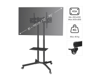 Hama MOBILNY Stojak do TV VESA 600x400 75" MAX 40 KG - 1516987 - zdjęcie 6